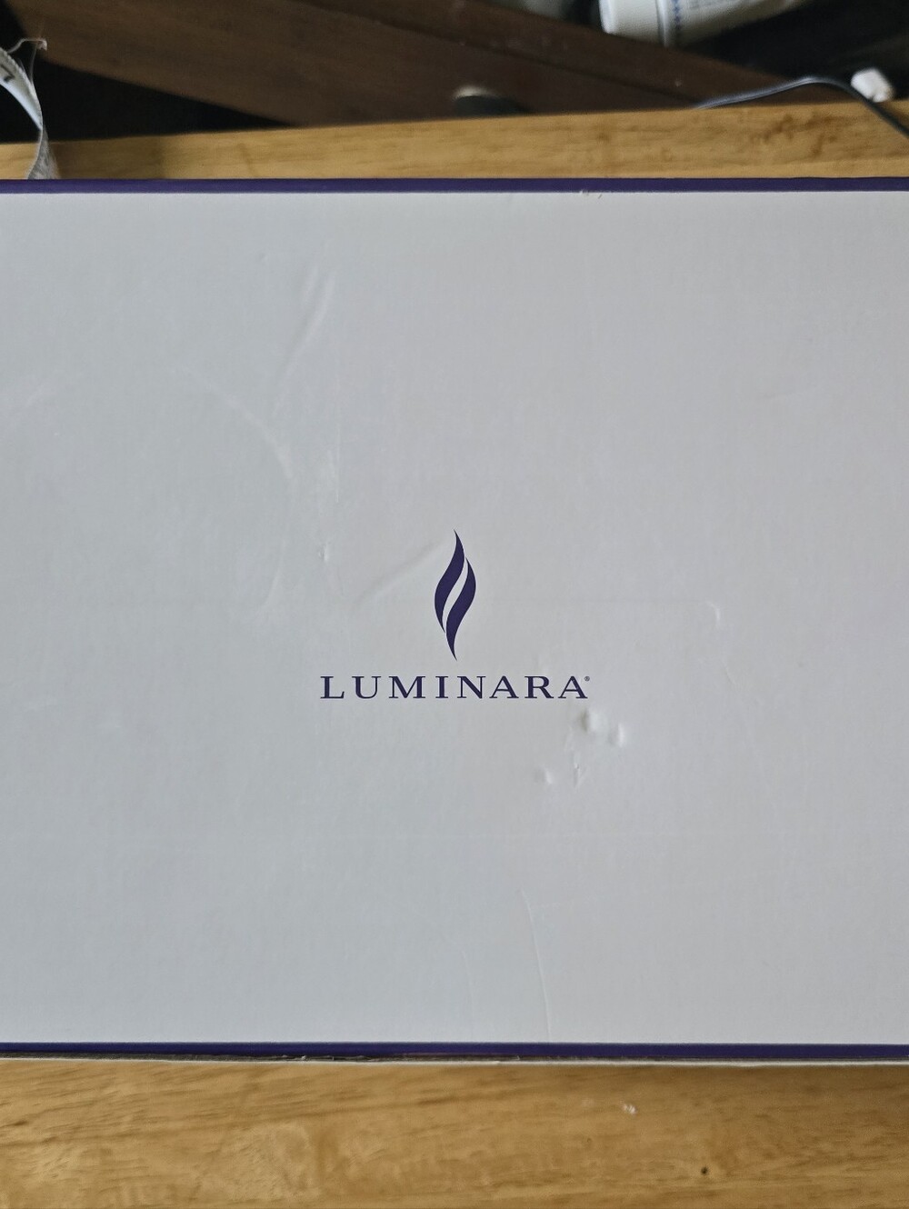 Luminara Purple Candles W/ Remote.